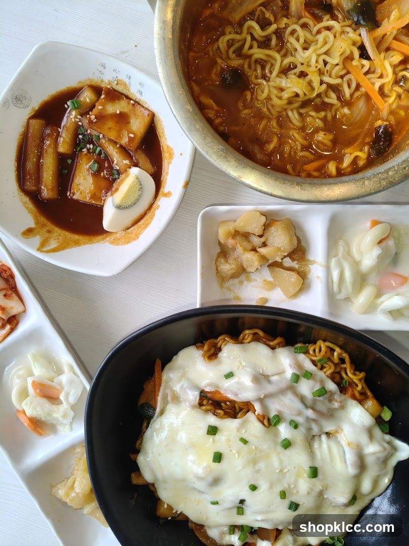 Korean Food Spread