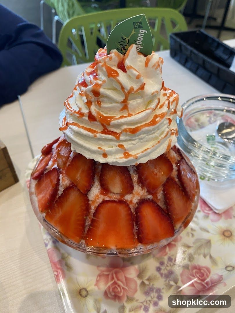Strawberry Bingsu