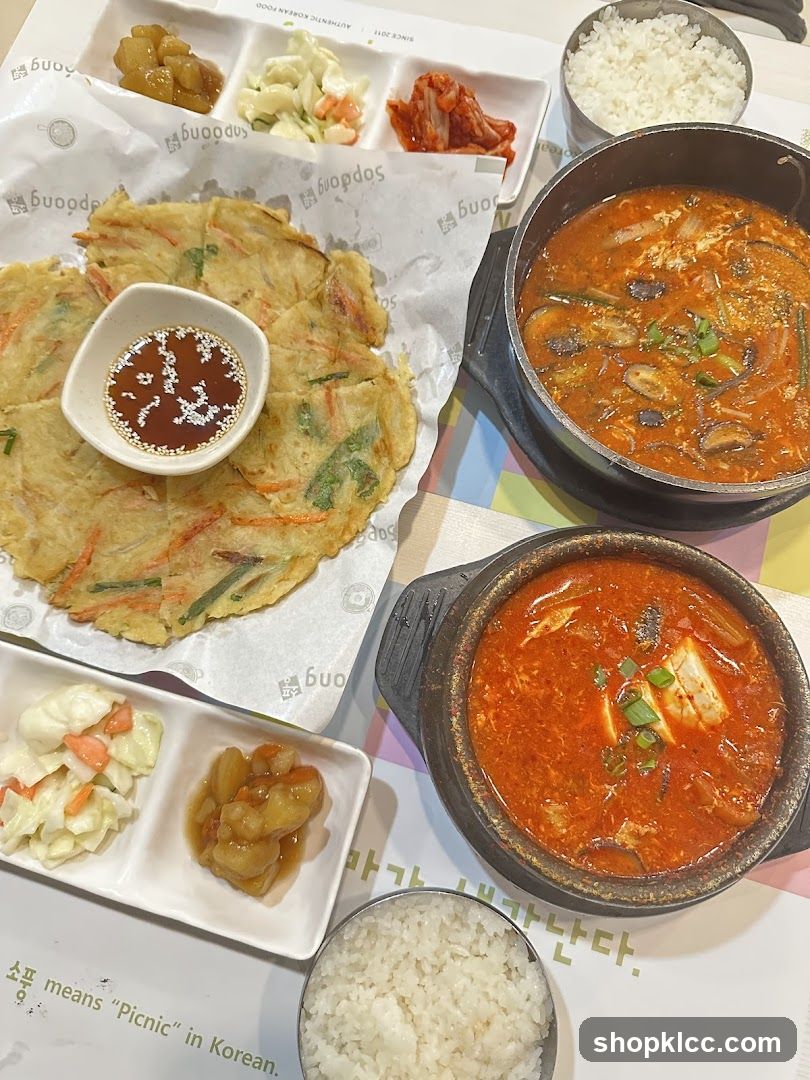 Korean Food Spread