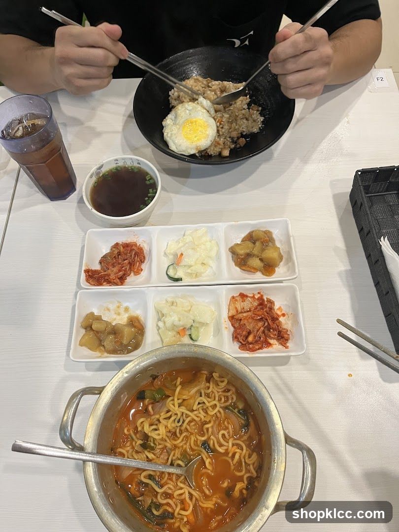 Korean Meal with Banchan