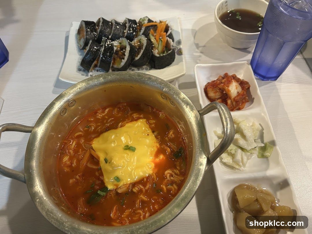 Korean Food Spread