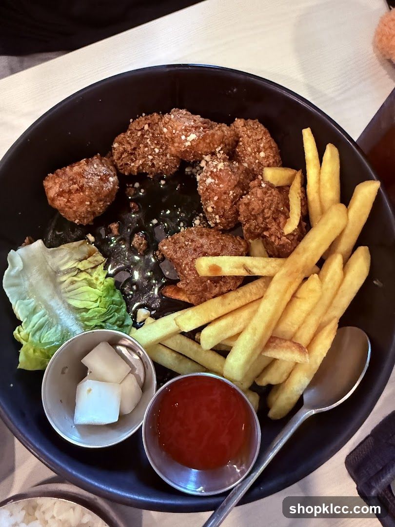 Fried Chicken and Fries