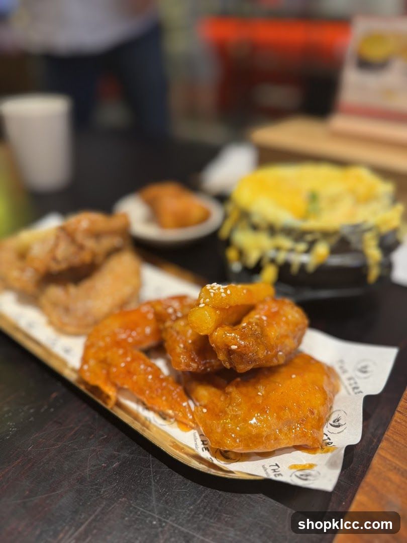 Chicken Wings and Side Dishes