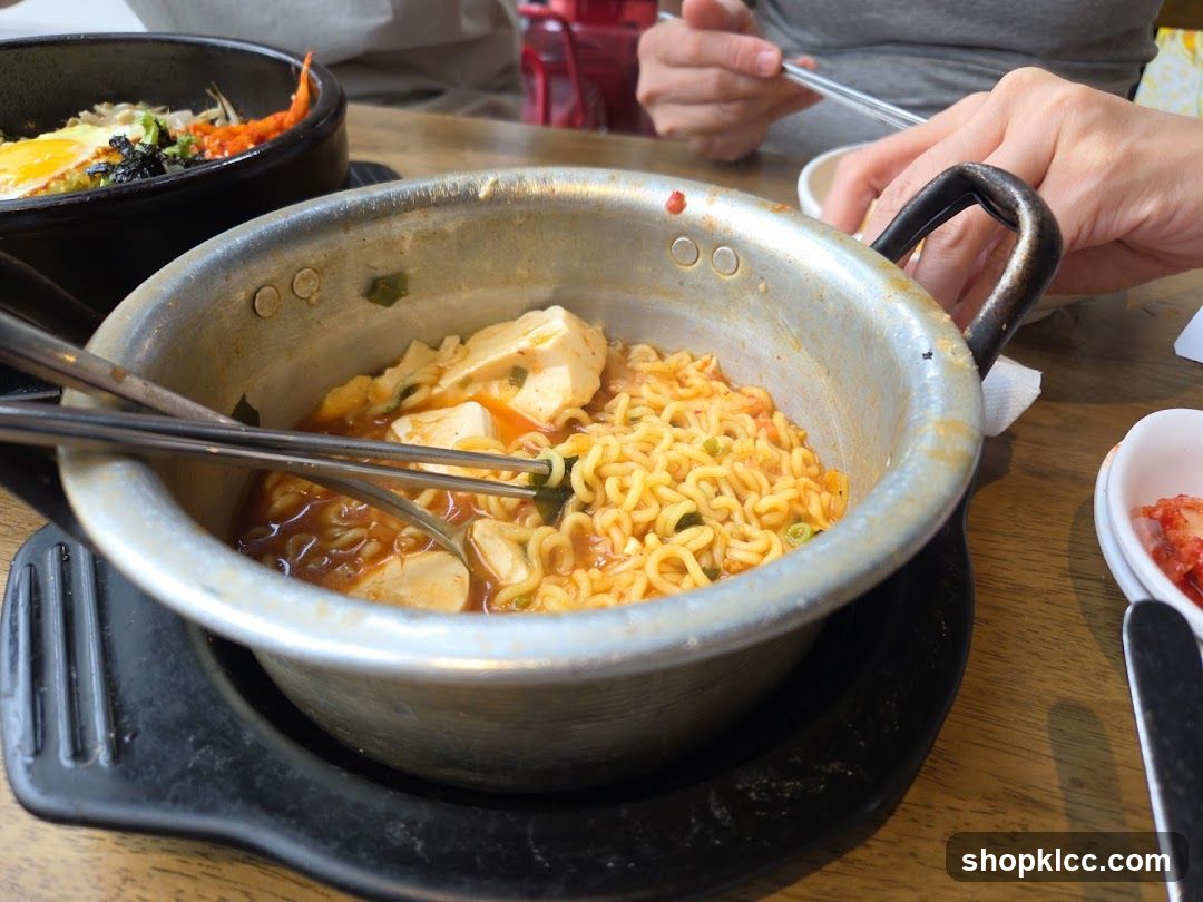 Korean Noodles and Bibimbap