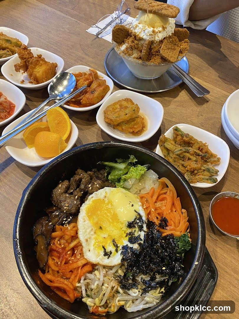 Korean Food Spread