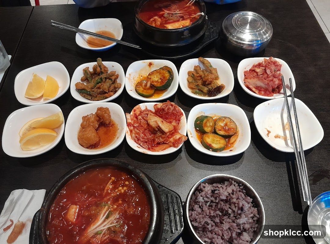 Korean Food Spread