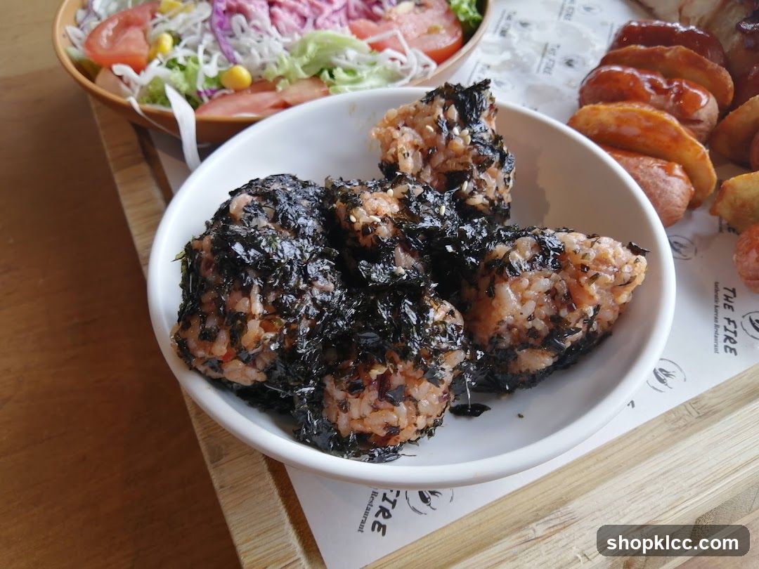 Onigiri and Salad