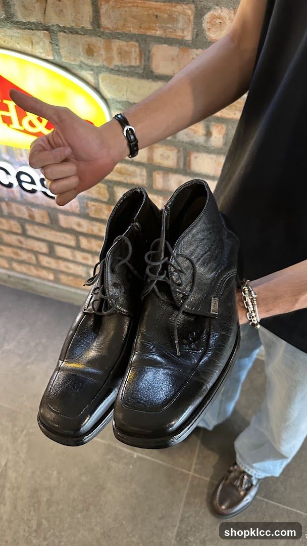 Black Leather Boots