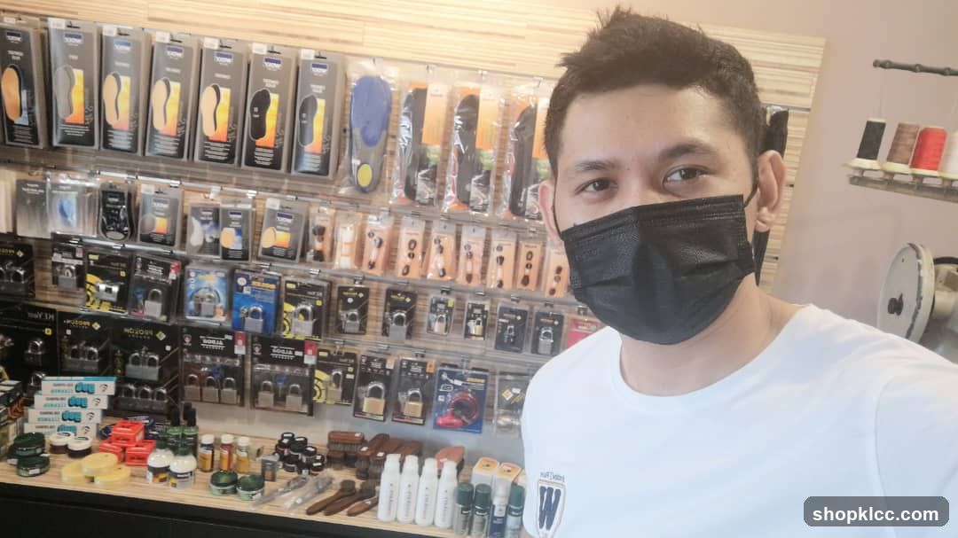 Man in a Mask in a Store