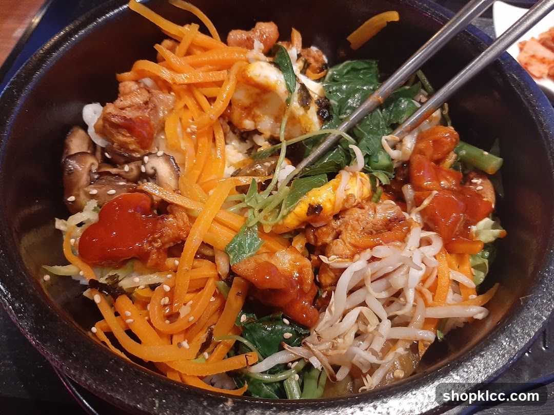 Bibimbap in a Stone Bowl