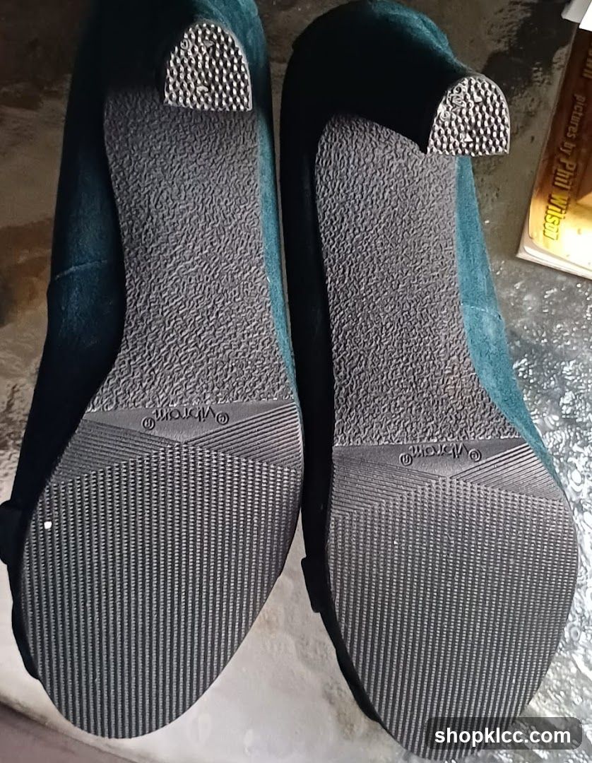 Suede Heels with Vibram Soles