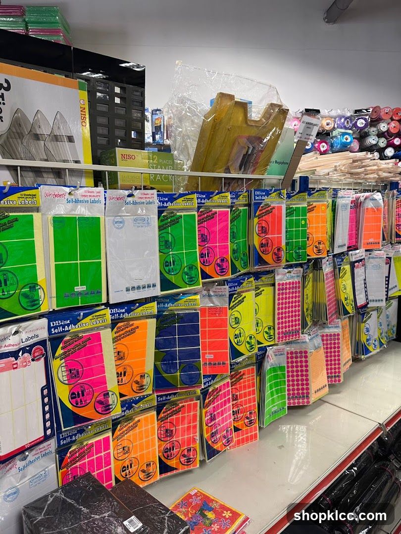 Stationery Store Shelves