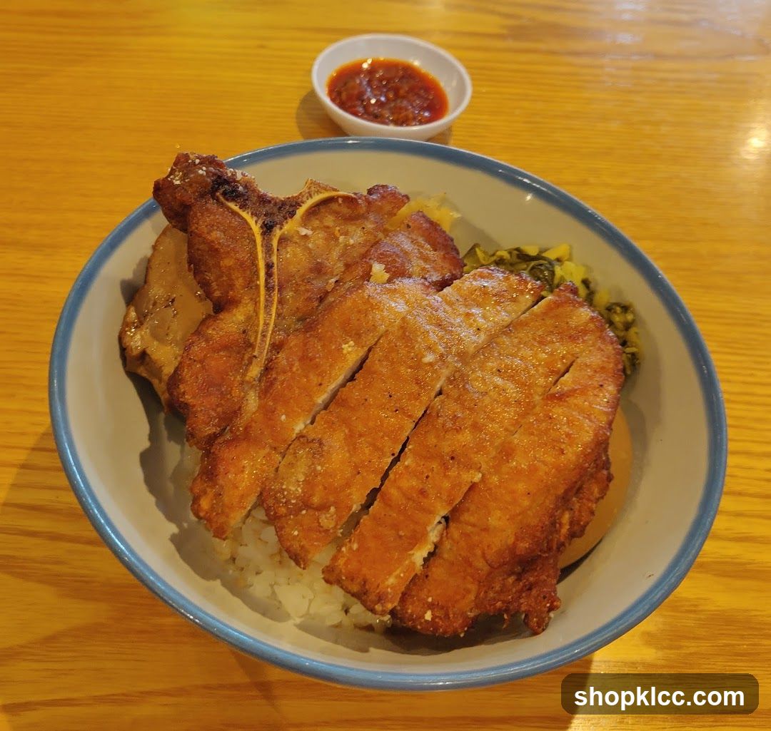 Pork Chop Rice Bowl