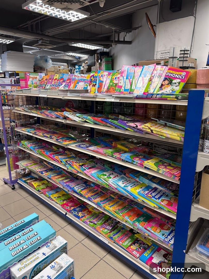 Stationery Store Shelves