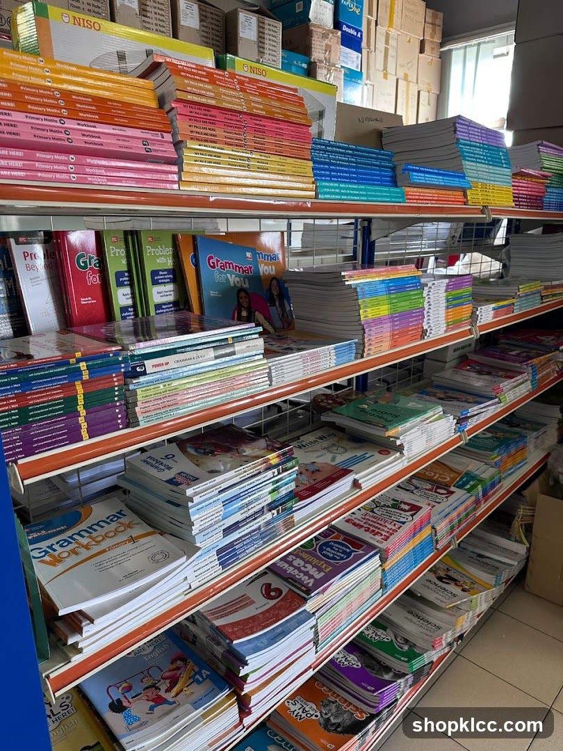 Stationery Store Shelves