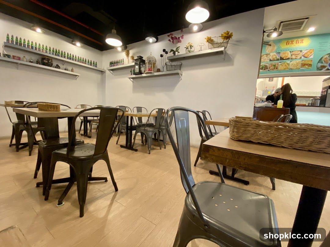 Restaurant Interior with Tables and Chairs