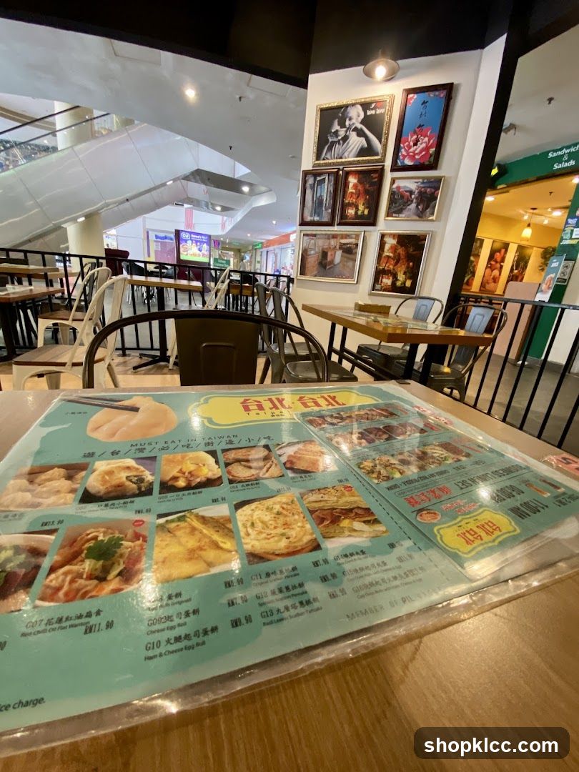 Taipei Taipei Menu
