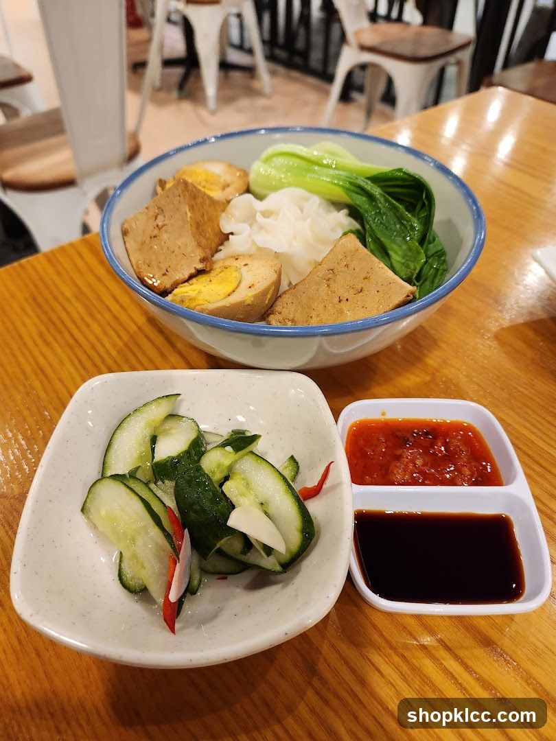 Noodle Dish with Sides