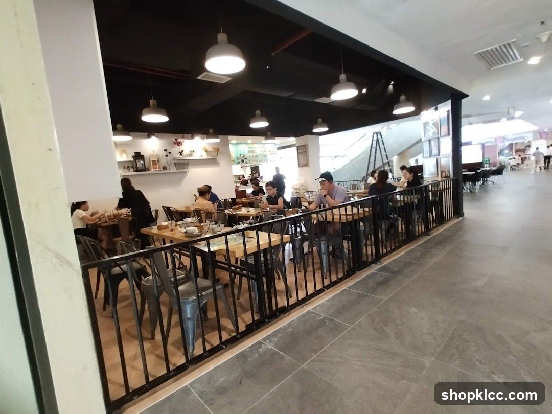 Restaurant Interior with Diners