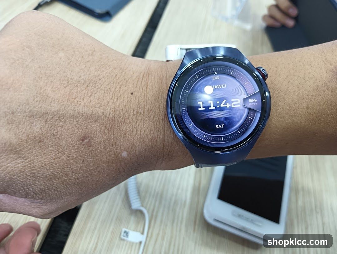 Smartwatch on wrist