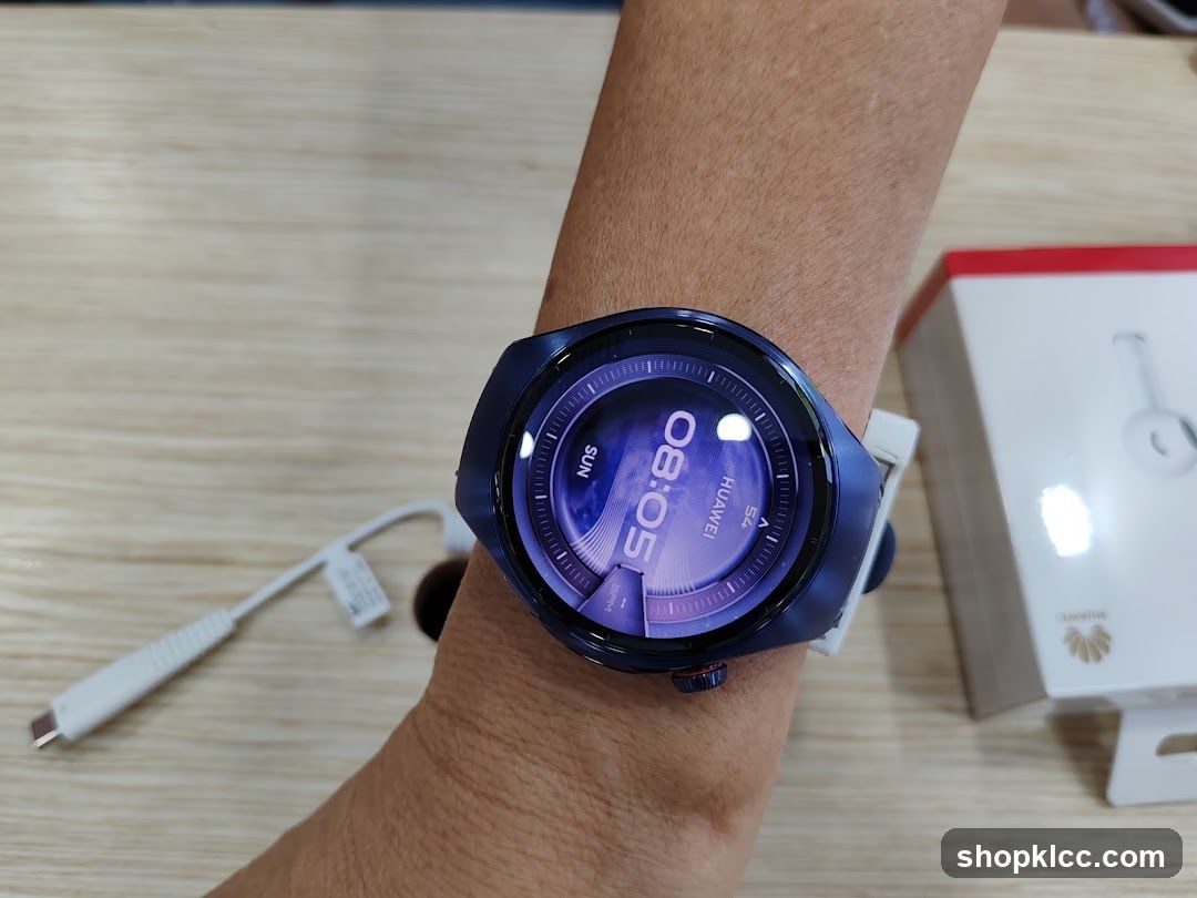 Smartwatch on wrist