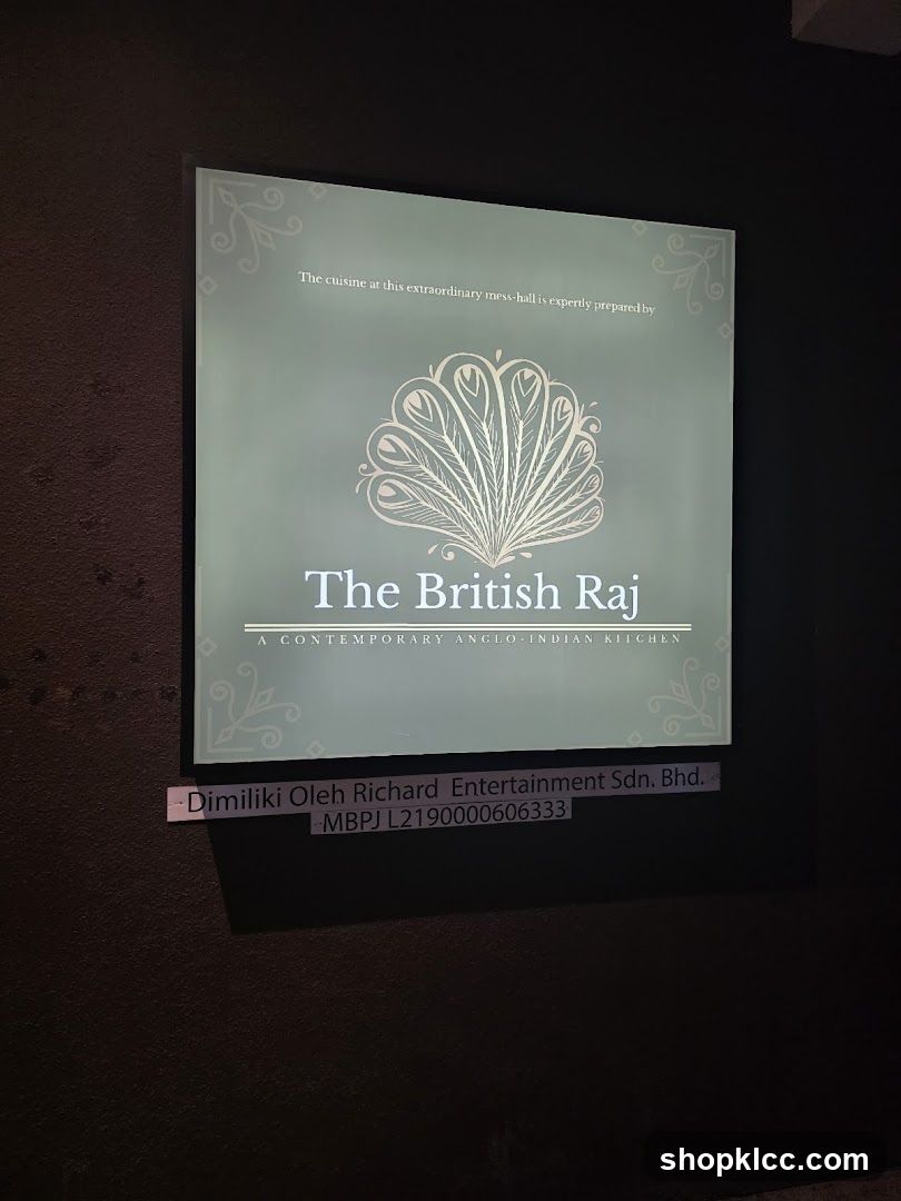 The British Raj Sign