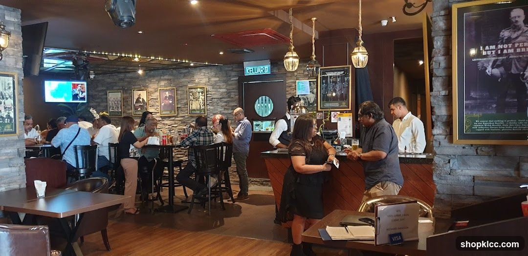 Bar Interior with Patrons