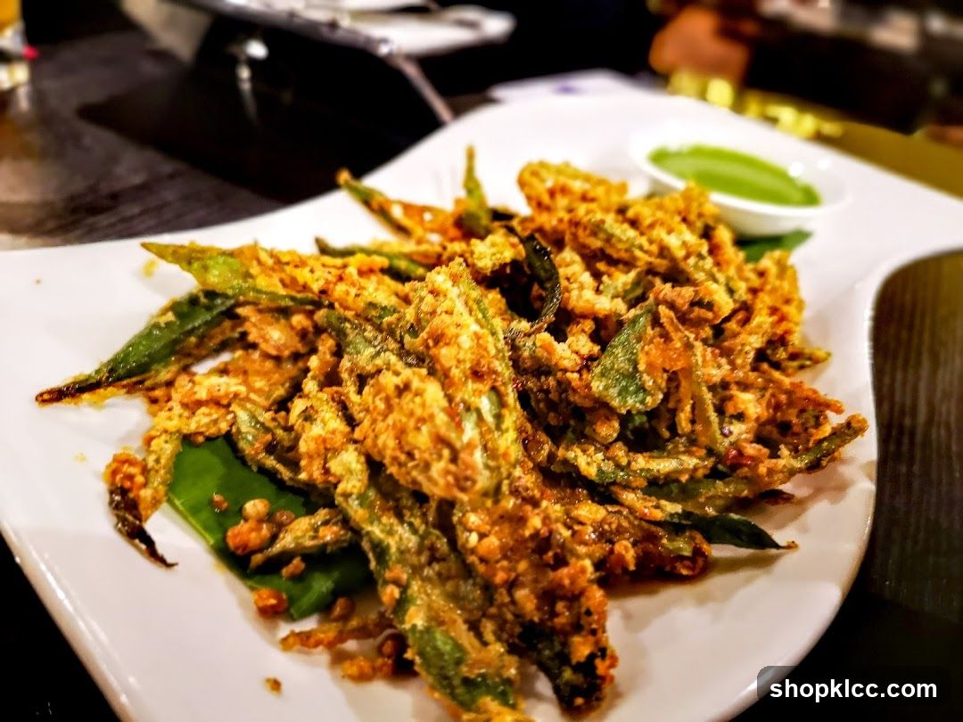 Crispy Fried Okra with Dipping Sauce