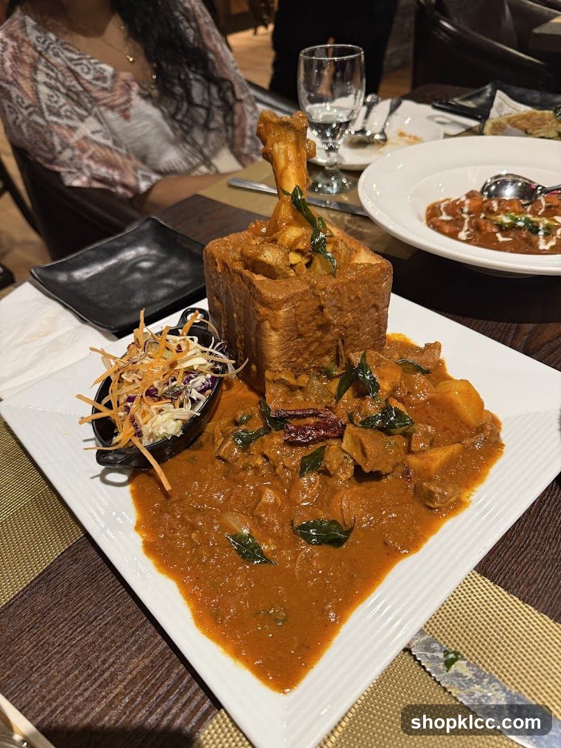 Lamb Curry with Bread Bowl