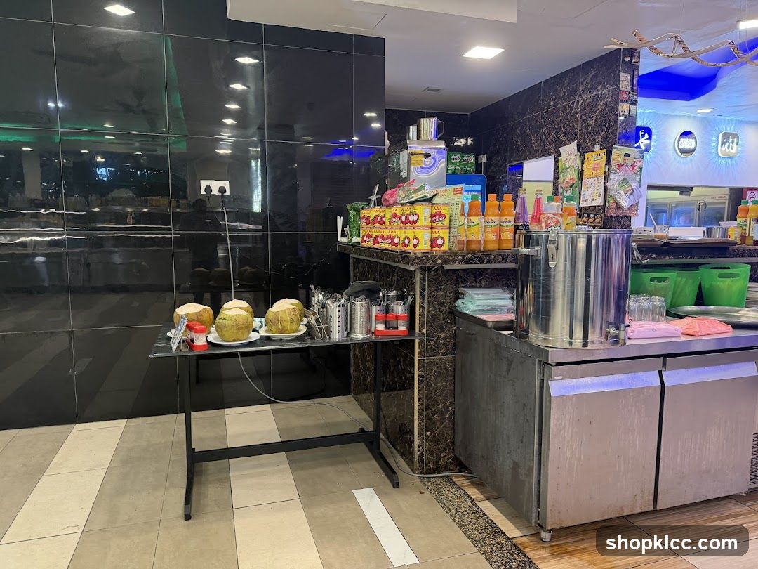 Beverage and Food Stand