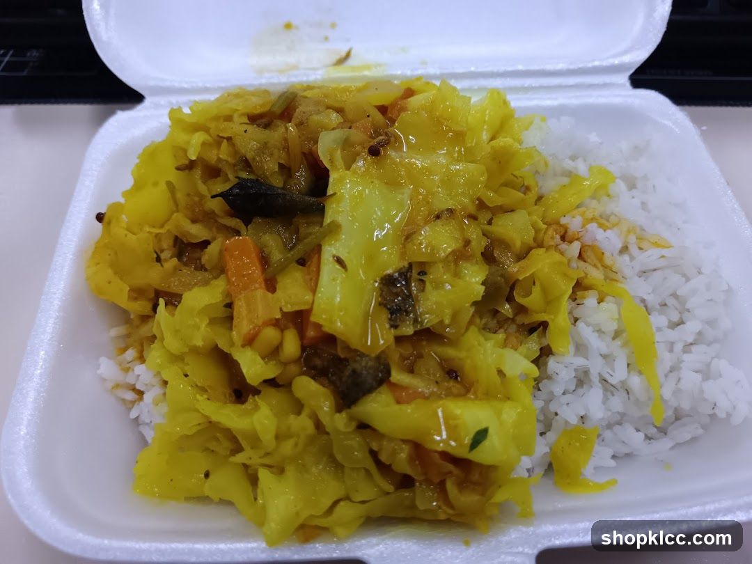 Rice and Cabbage Curry