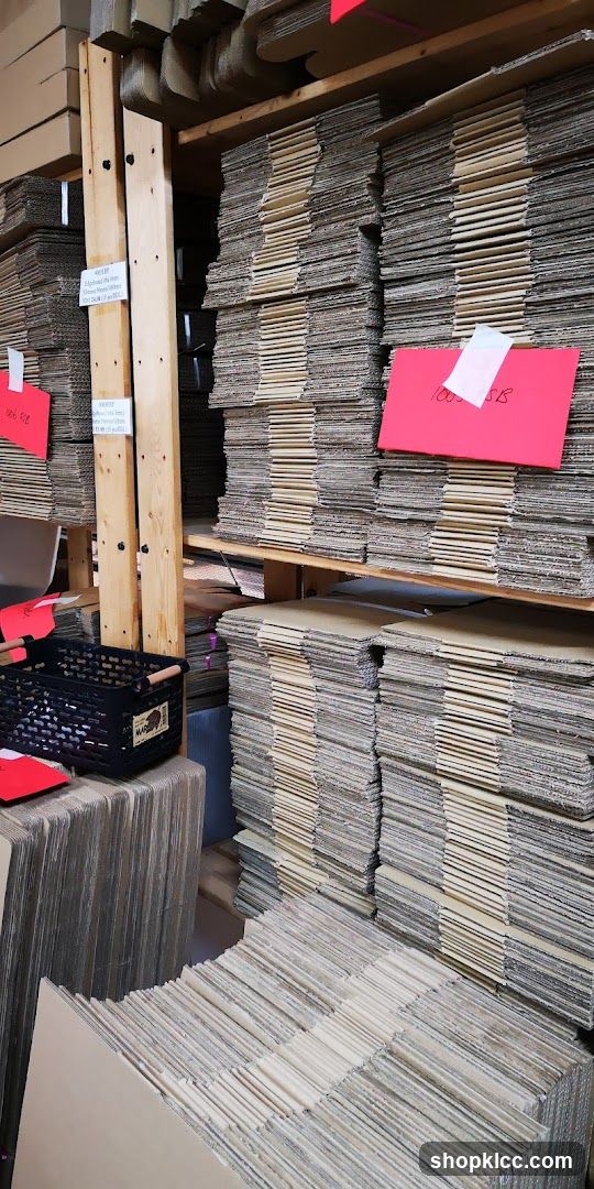 Stacks of Cardboard Boxes