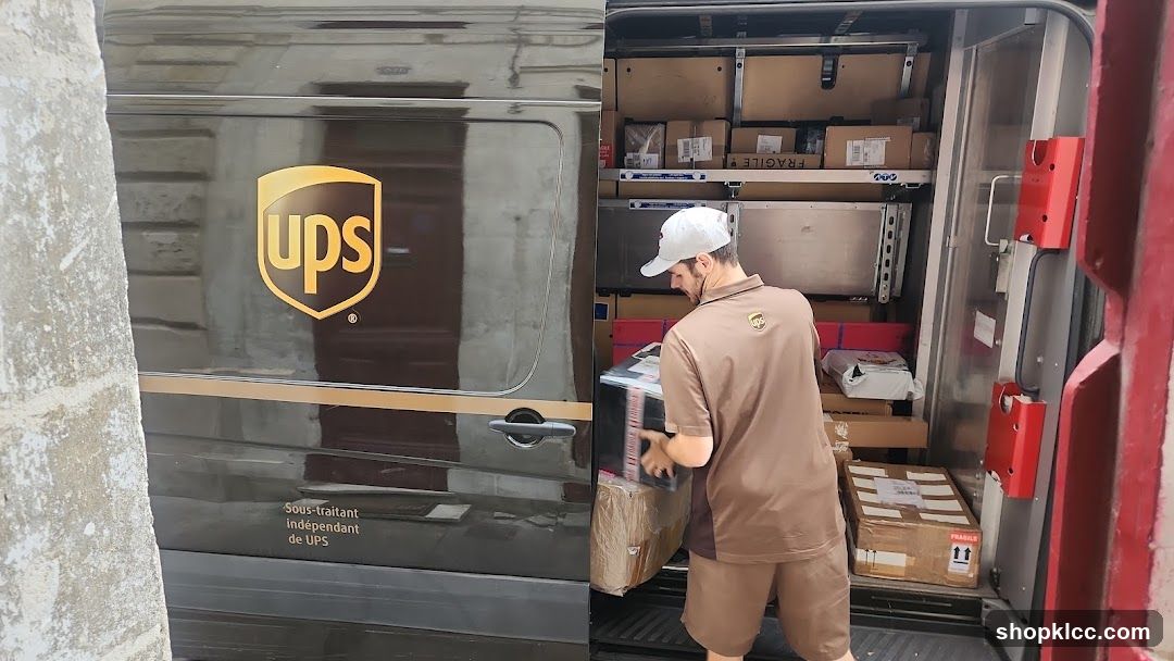 UPS Delivery Driver Loading Packages
