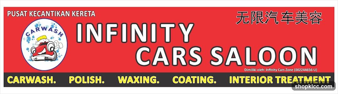 Infinity Cars Saloon Banner