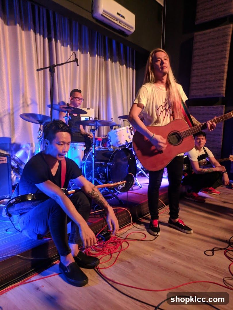 Band Performing on Stage