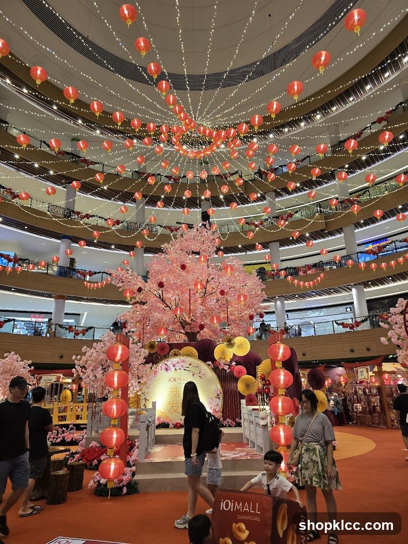 Mall Interior Decorated for Lunar New Year