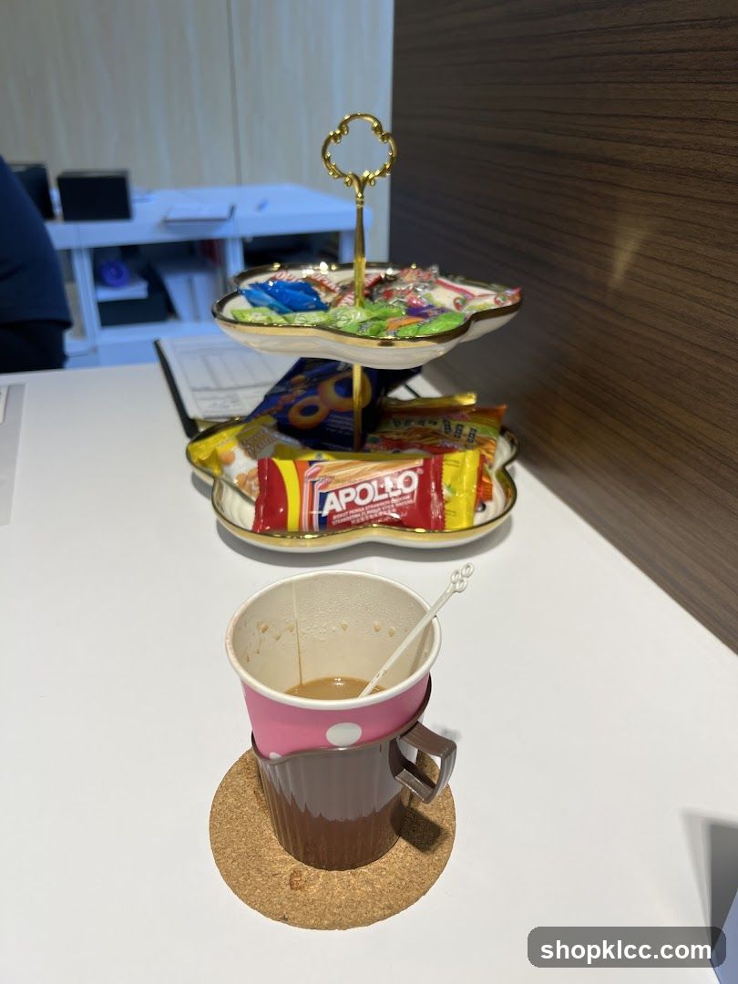 Snack Tray and Coffee