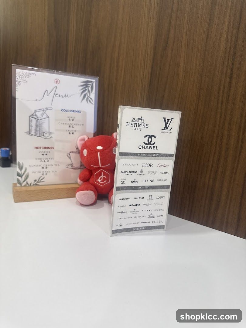 Menu and Brand List
