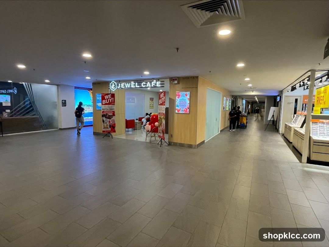 Jewel Cafe and surrounding shops