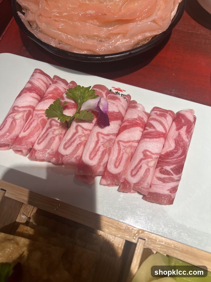 Thinly Sliced Meat