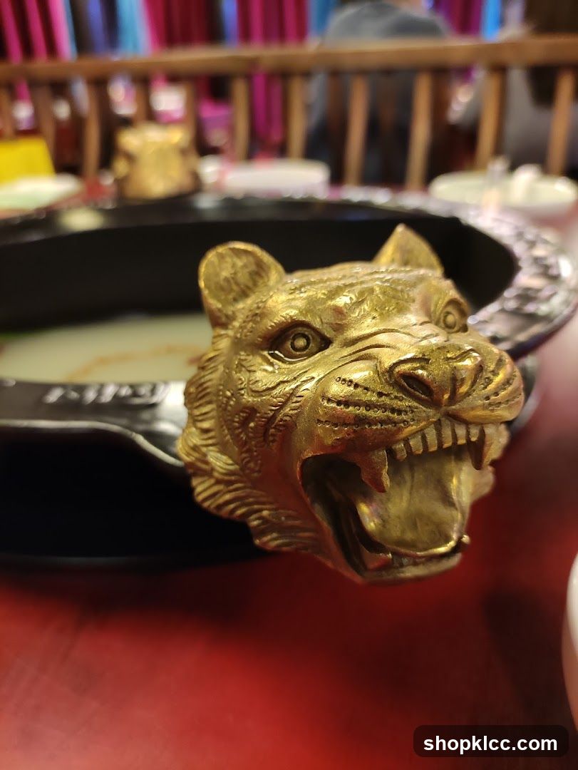 Hot Pot with Tiger Head Handle