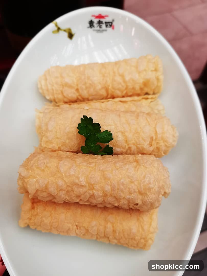 Fried Tofu Skin Rolls