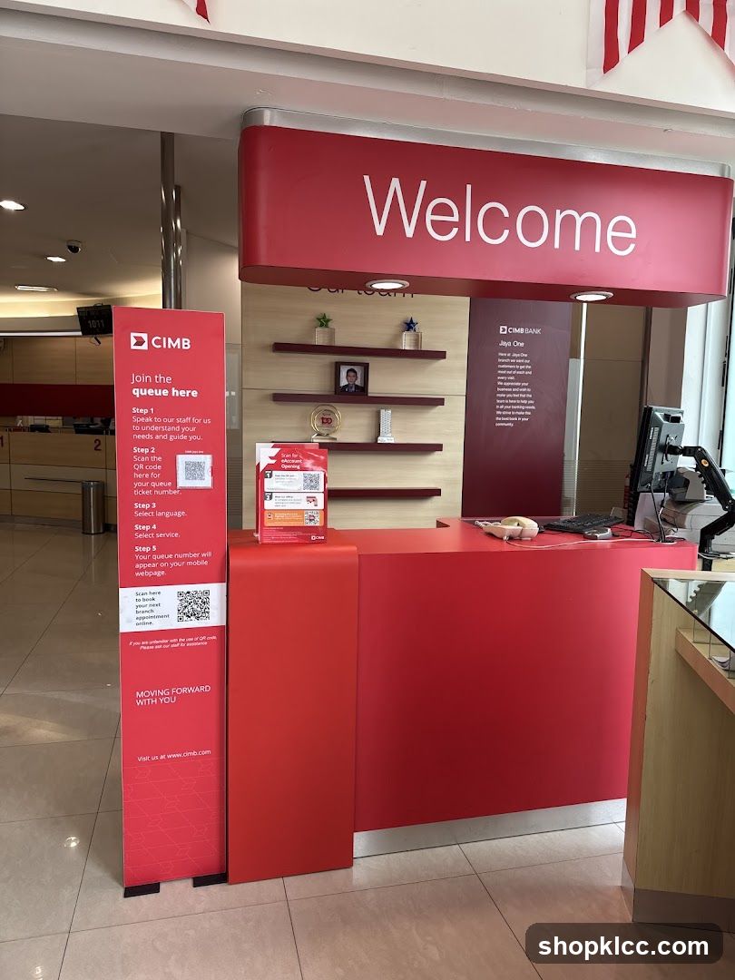 CIMB Bank Welcome Desk