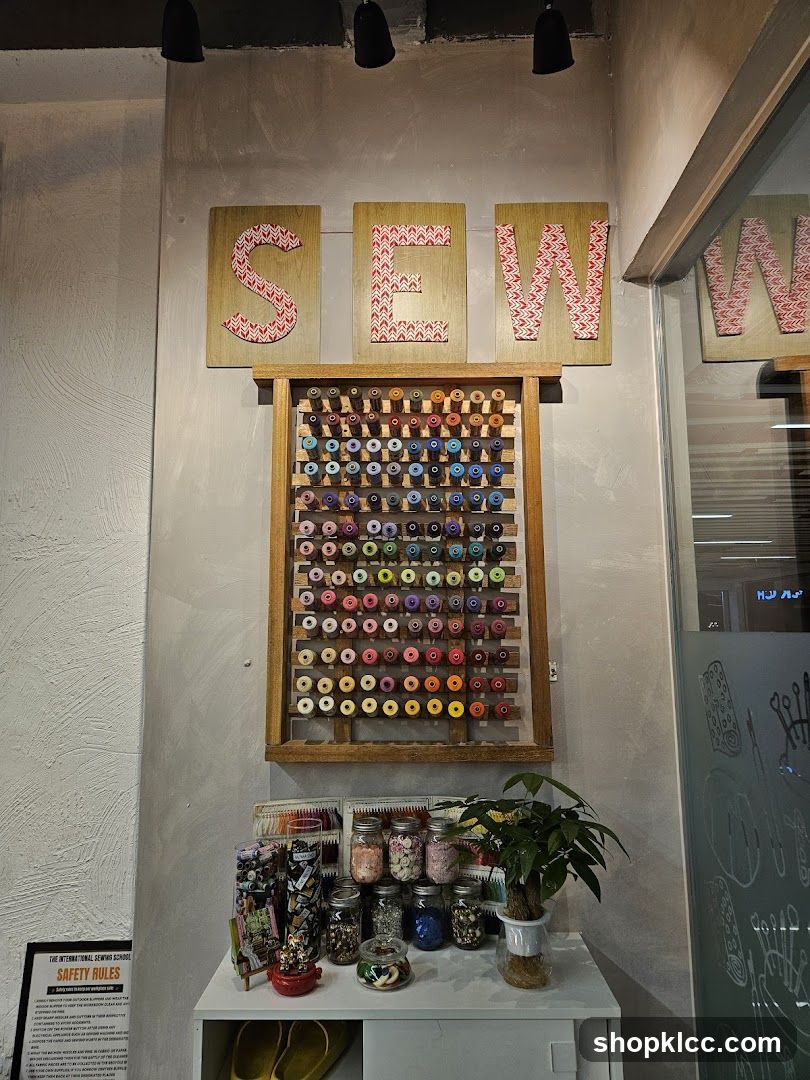 Sewing Supplies Display