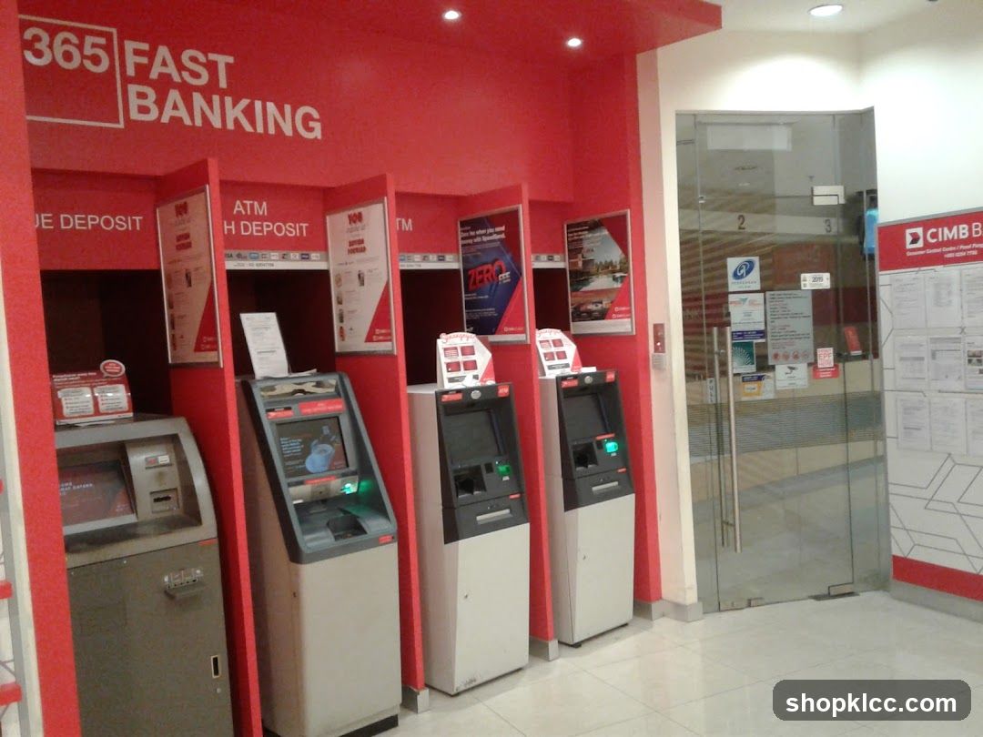 ATM and Banking Area