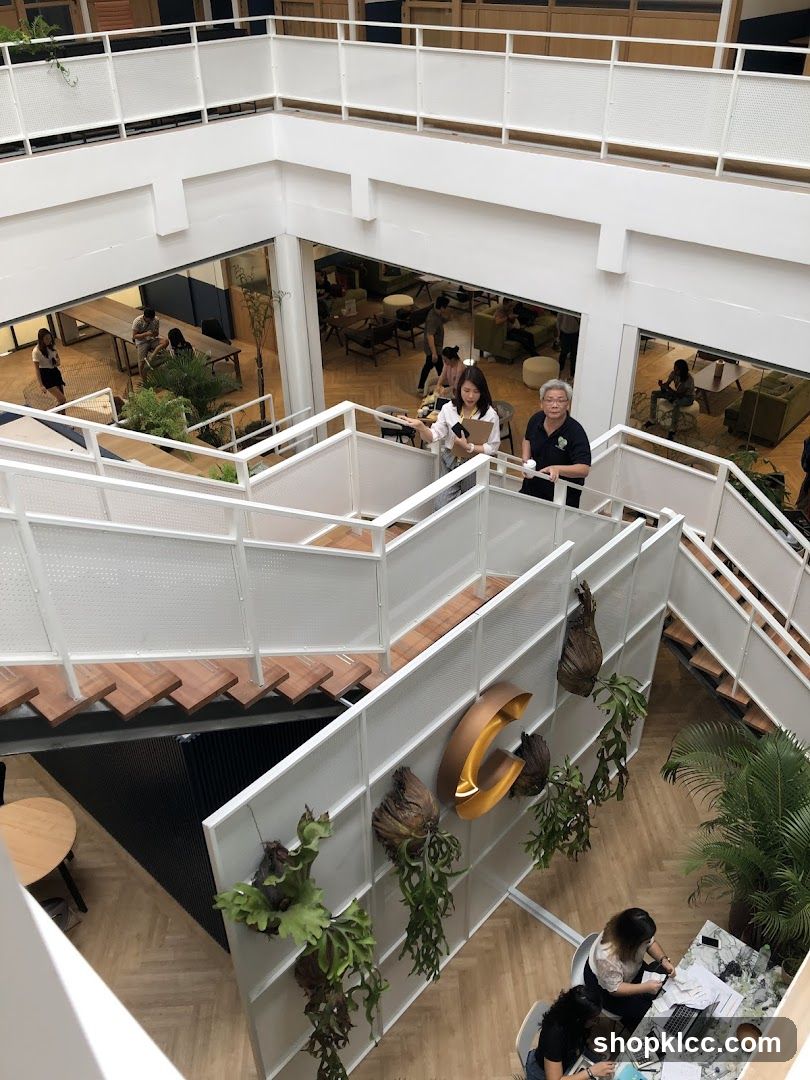 Modern Office Interior with Greenery