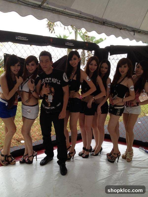 Group Posing Under Tent