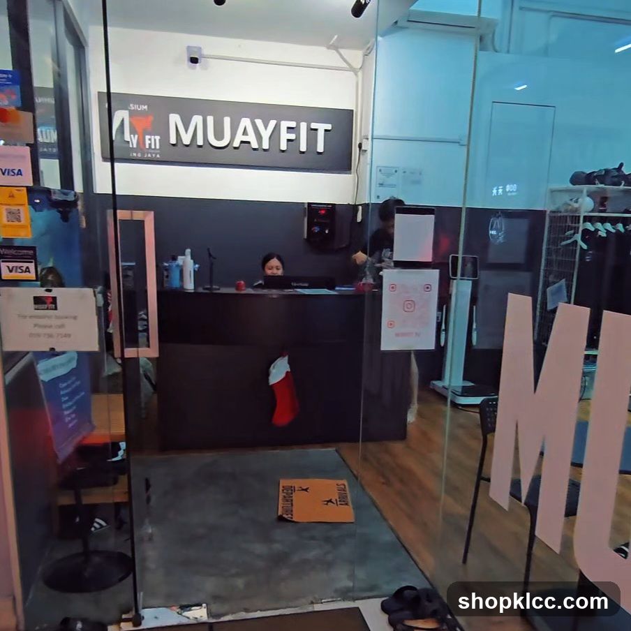 Muayfit Gym Entrance
