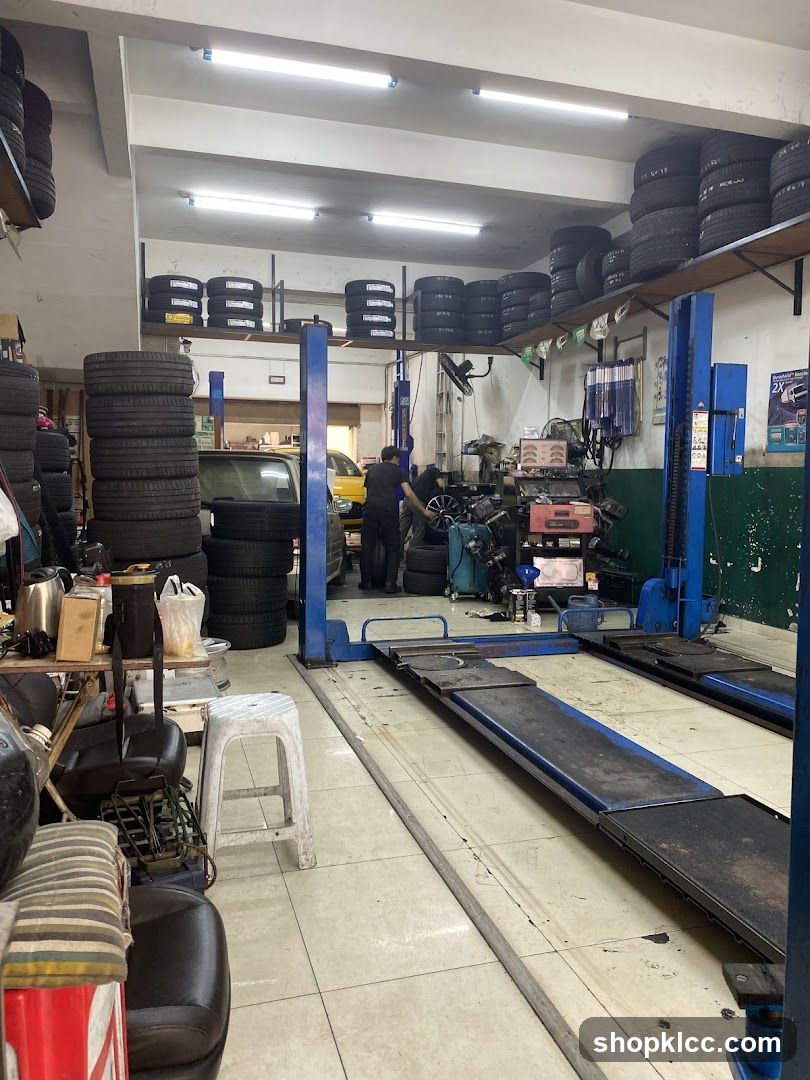 Tire Shop Interior