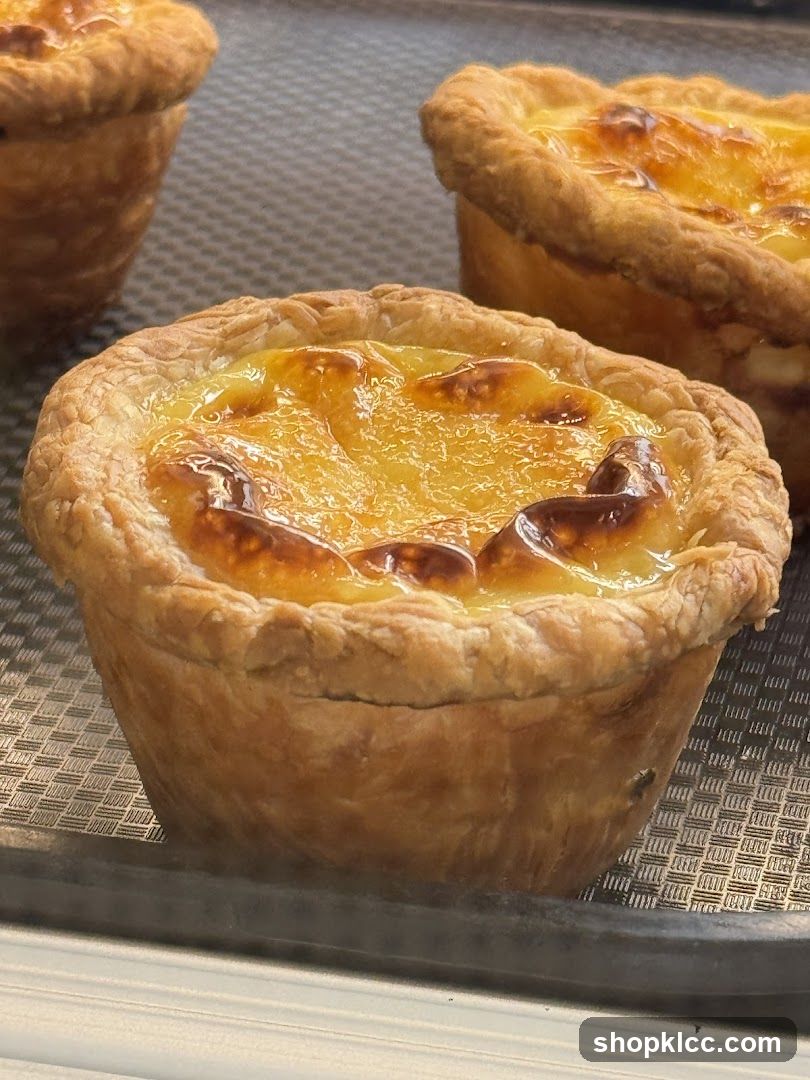 Egg Tarts on Display